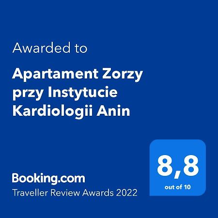 바르샤바 Apartament Zorzy Przy Instytucie Kardiologii Anin 아파트 외부 사진